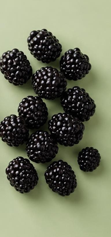 Fresh blackberries