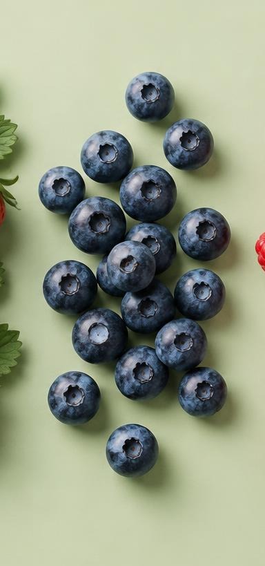 Fresh blueberries